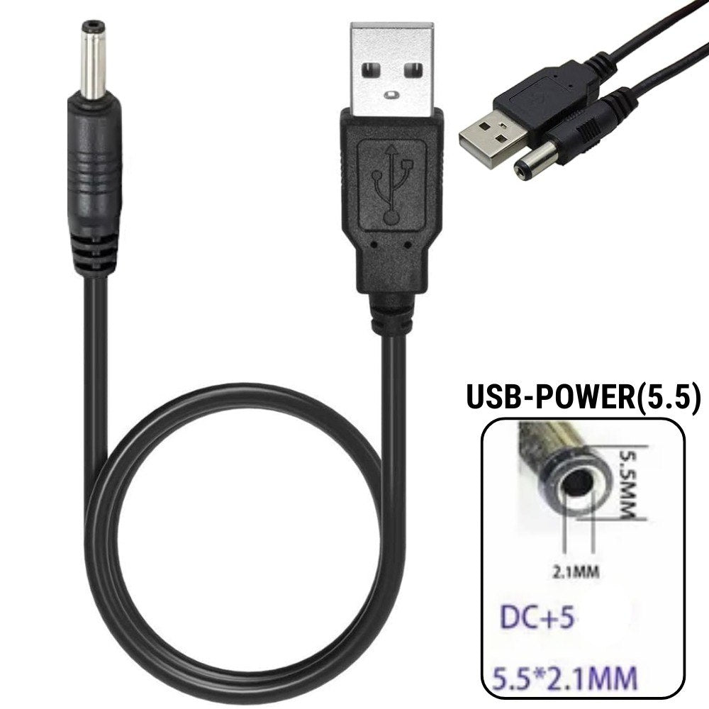 Cable de carga Usb 5.5 Cable De Poder