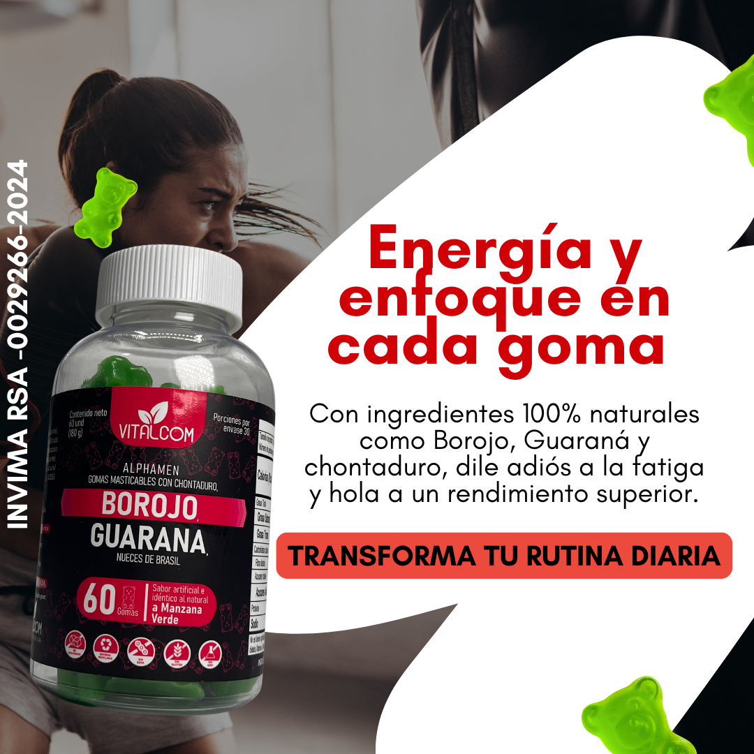 Borojo y guarana
