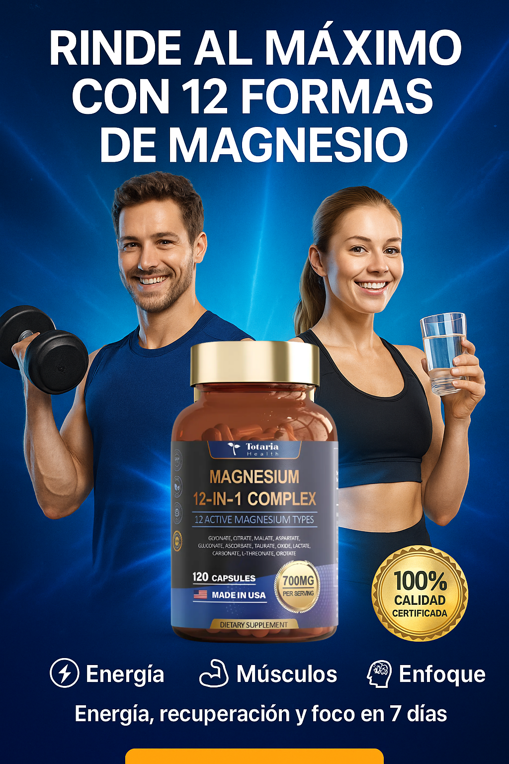 Magnesium 12 en 1 compplex