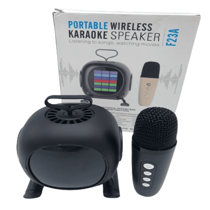 Mini parlante karaoke recargable