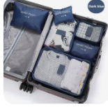 Bolsa viaje x 6 + bolsa plegable viaje