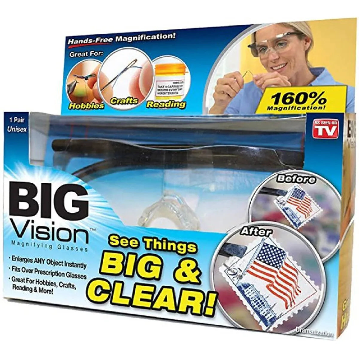 Gafas con lupa big vision