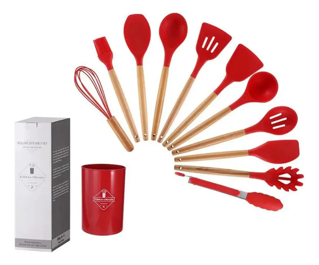 Set de utensilios de cocina x 12 piezas