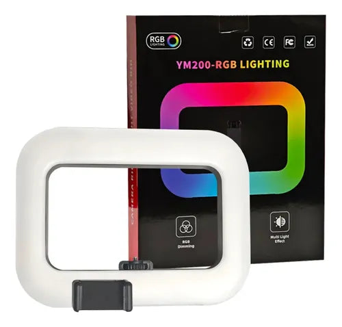Aro De Luz Rectangular Rgb