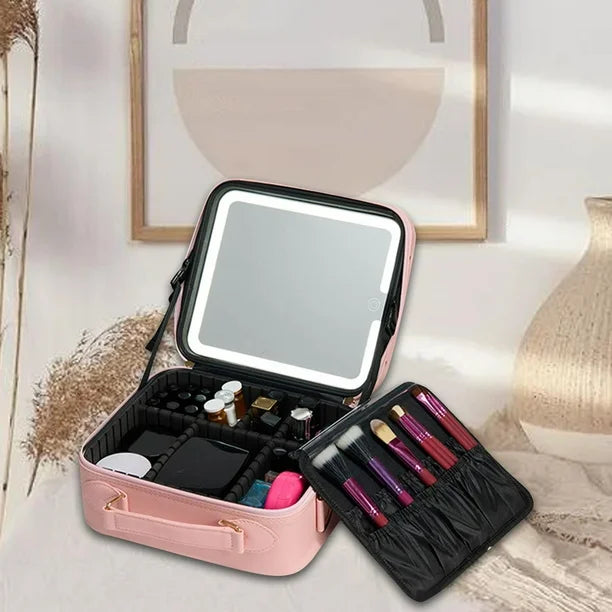Organizador de maquillaje joyero espejo