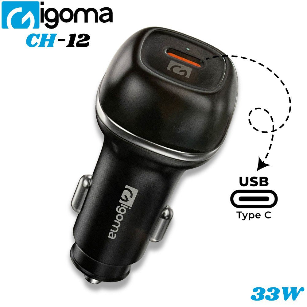 Cargador Cigarrera Para Carro 33w CH-12