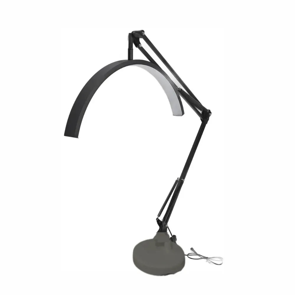 Lampara de arco con soporte a la mesa