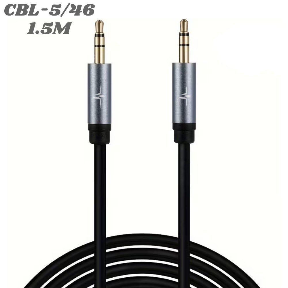 Cable Auxiliar 1X1 Estereo Plug 3.5 1.5M