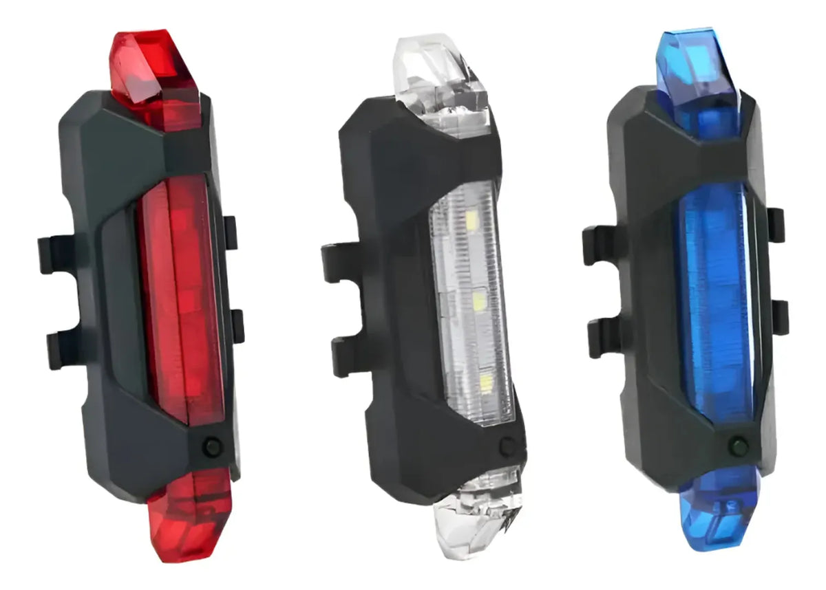 Luz led trasera bicicleta recargable