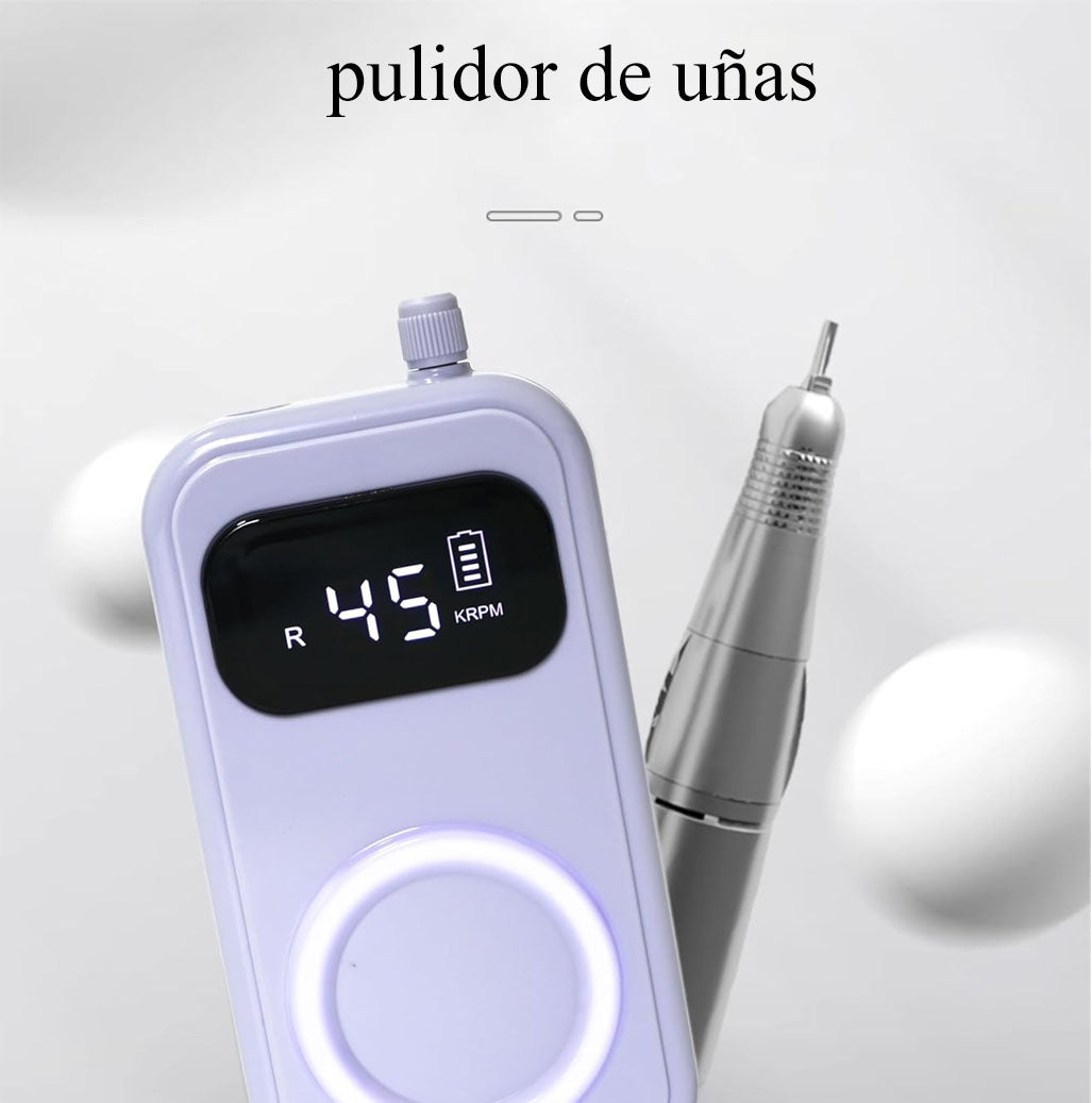 Pulidor de uñas portátil recargable