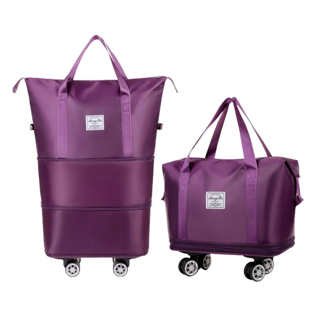 Bolso expandible con ruedas