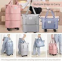 Bolso expandible con ruedas