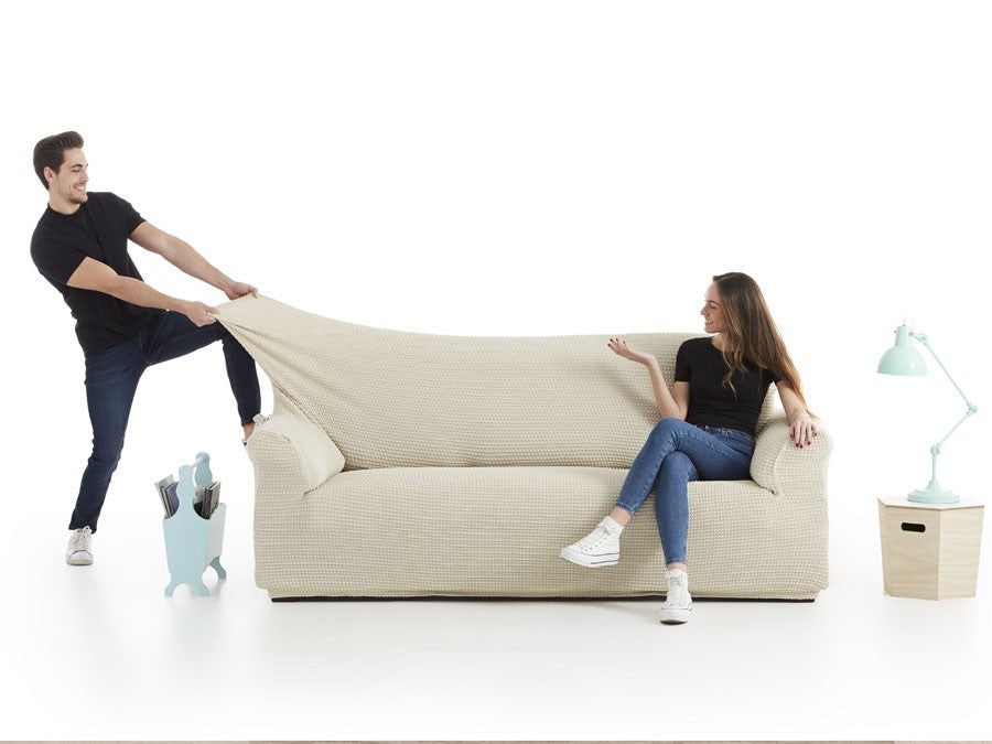 Forro cubre sofa 2 puestos elastico
