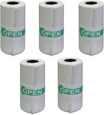 5 rollos papel de mini impresora termica