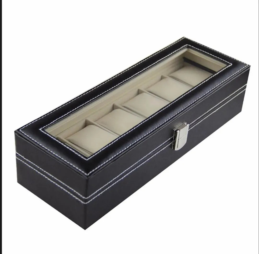 Caja relojera 6 compartimientos