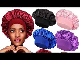 Gorro Satín Seda Liso Dormir
