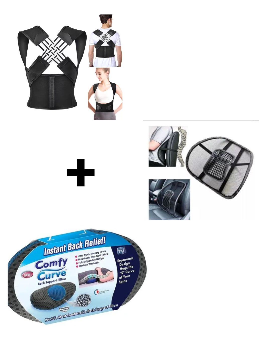 combocorrectorpostura+almohada+espaldar