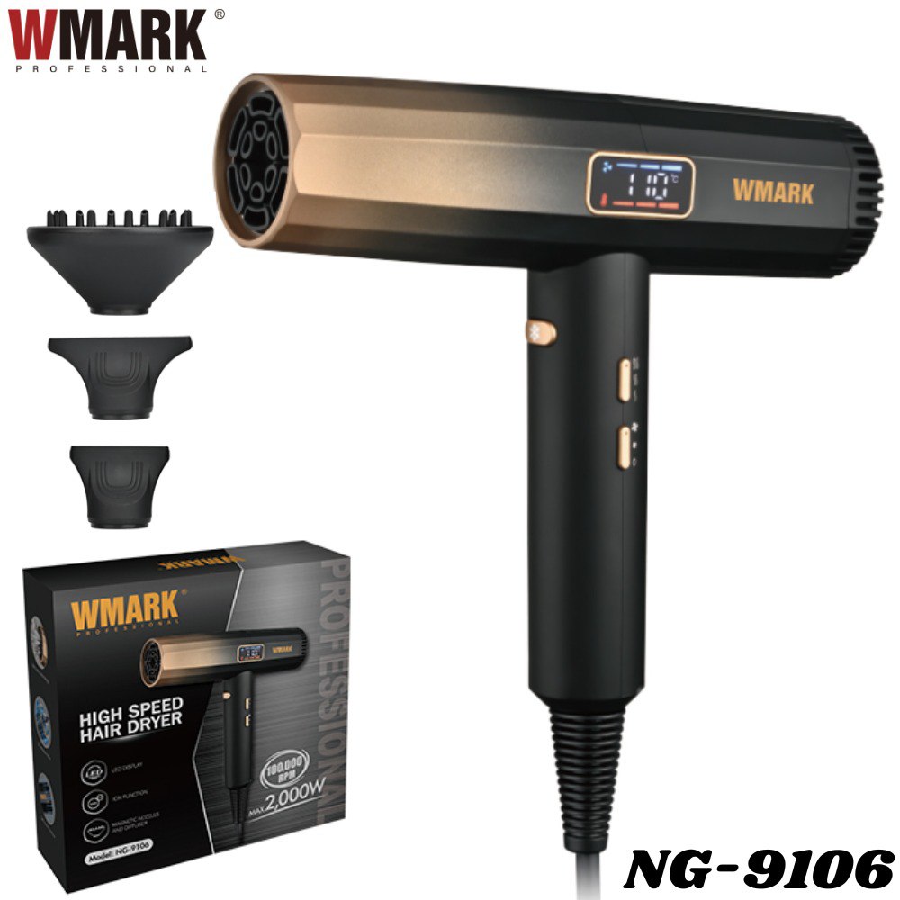 Secador Wmark Original 2000W RPM NG-9106