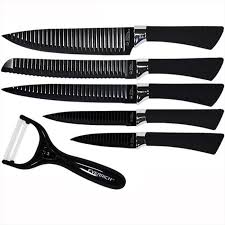 Juego set de cuchillos lujo 6 piezas