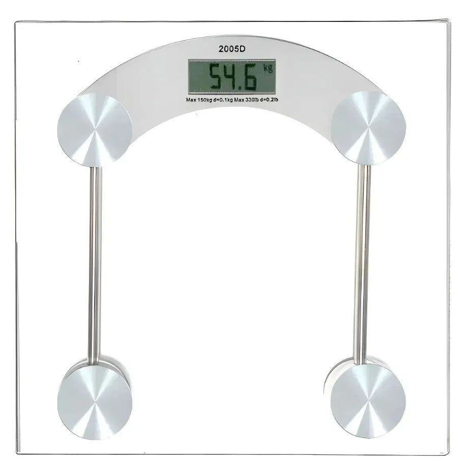 bascula en vidrio cuadrada