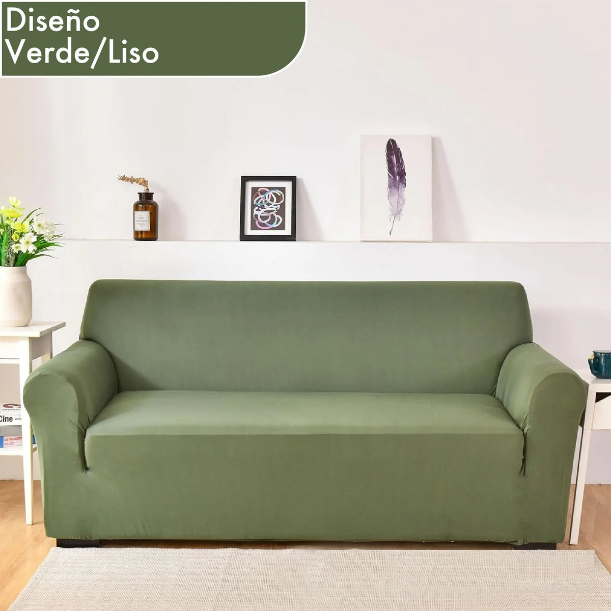 Forro cubre sofa 3 puestos con diseños