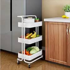 Carrito organizador con ruedas de 3 est