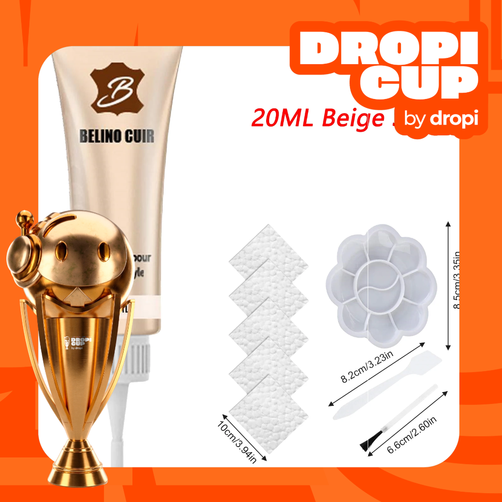Cup-crema de reparacion para cuero