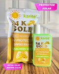 Protector solar 24k gold