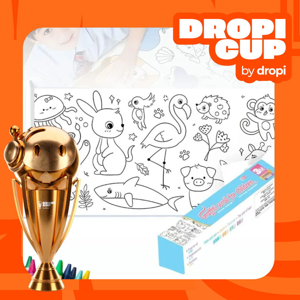 Rollo Papel Adhesivo Dibujos CUP