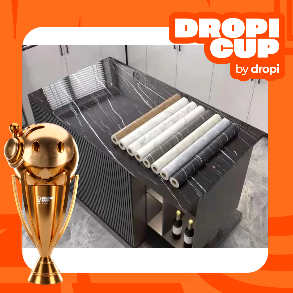 Cup-lamina sticker marmol - gris