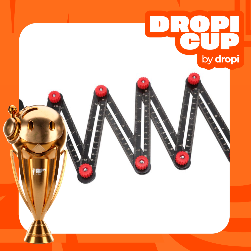 Cup-regla plegable para pisos