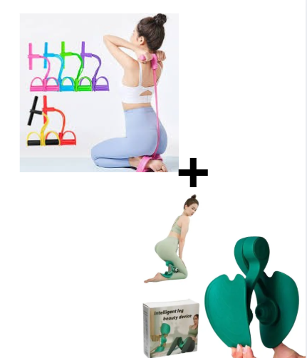 Combo bandas de yoga+ejercitador pelvico