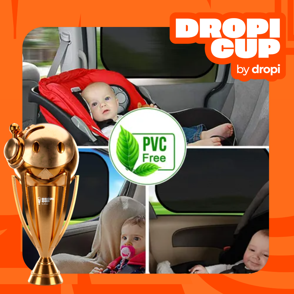 Cup-parasol para ventana de carro