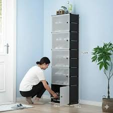 Zapatero tela 5 puertas