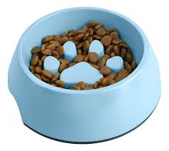 Comedero antiahogo con relieves para perros ansiosos
