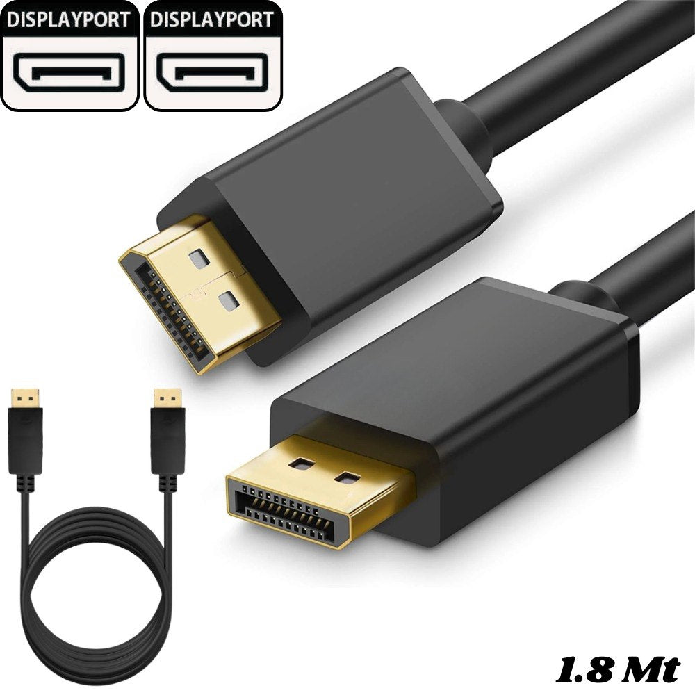 Cable DisplayPort a DisplayPort de 1.8 M