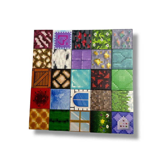 Bloques magnéticos tipo pixel x50 para juego creativo