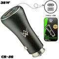 Cargador Cigarrera Carro 36w Cr-56