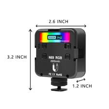 Luz rgb recargable