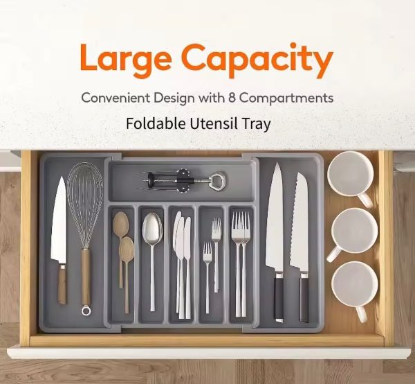 Organizador cubiertos ajustable