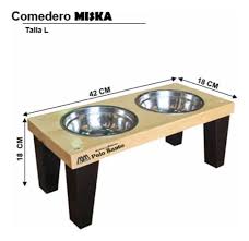 Comedero de mascotas elevado