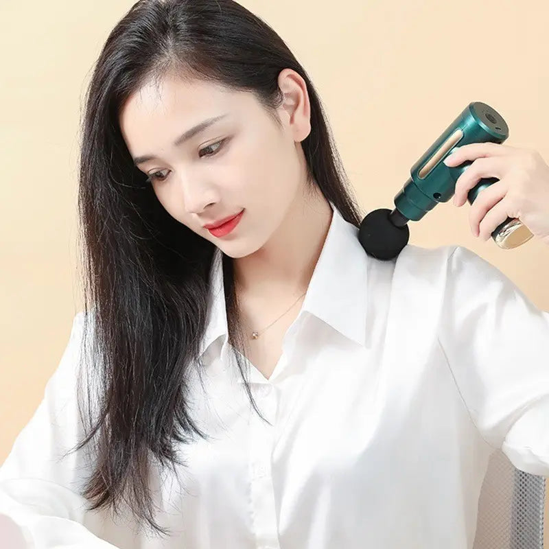 Combomini masajeador pistola+mini parche