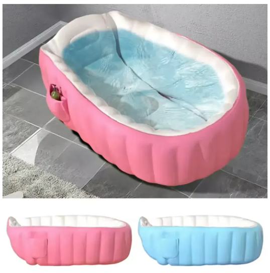 Tina de baño inflable para niños