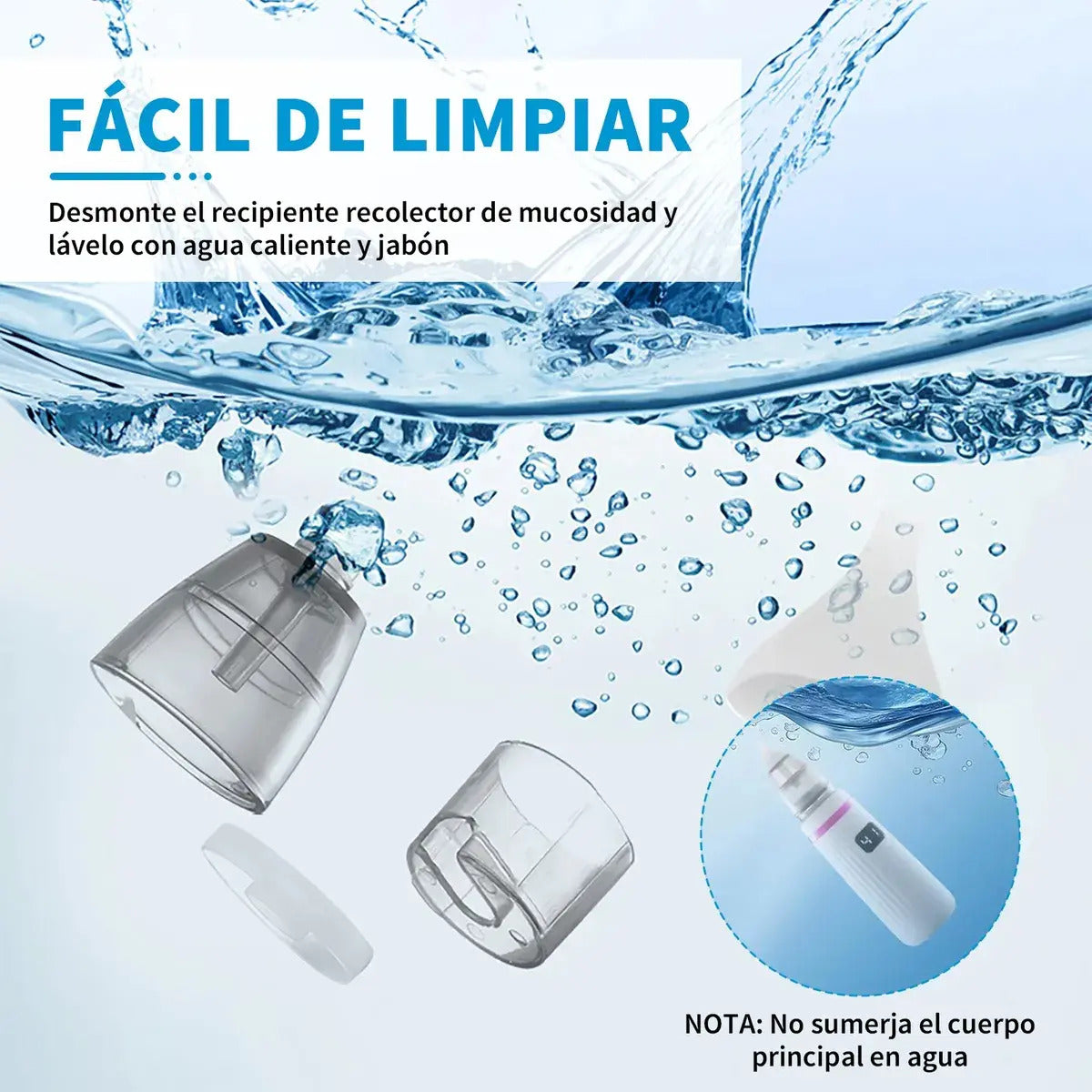 Extractor de mocos led bebe em