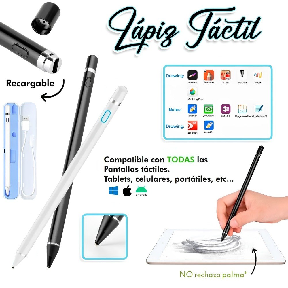 Lapiz Optico Tactil Recargable Hx-29 Ipe