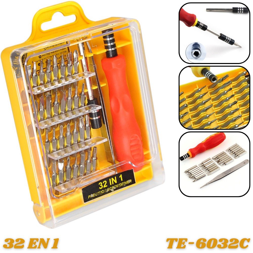 Kit Destornilladores Precision TE-6032C