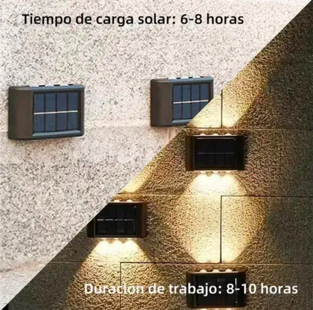 Lámpara de Pared Solar LED