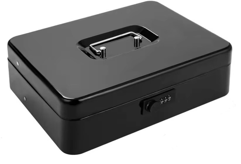 Caja organizador de dinero con clave
