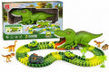 Pista Dinosaurio T-Rex 101 Pzs 3 Carros