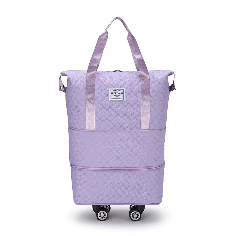 Bolso expandible con ruedas